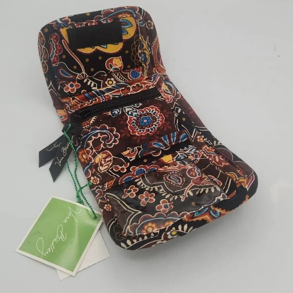 Vera Bradley Kensington paisley brown trifold wallet